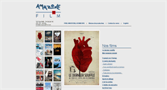 Desktop Screenshot of amazonefilm.com