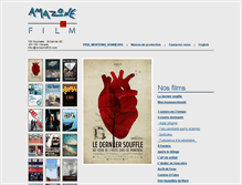 Tablet Screenshot of amazonefilm.com